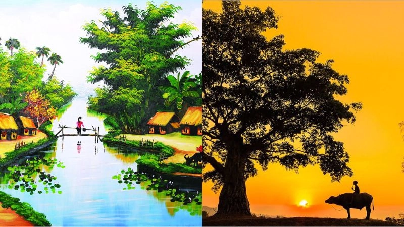 Khám phá background quê hương Việt Nam tràn đầy sắc màu