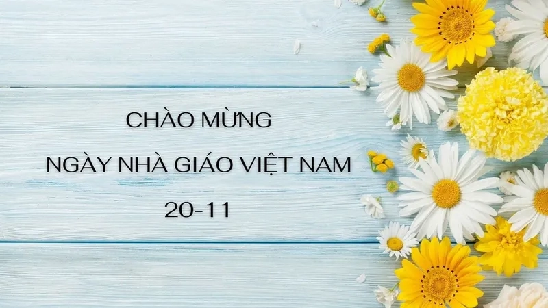 Làm nổi bật trang cá nhân với background 20/11 facebook