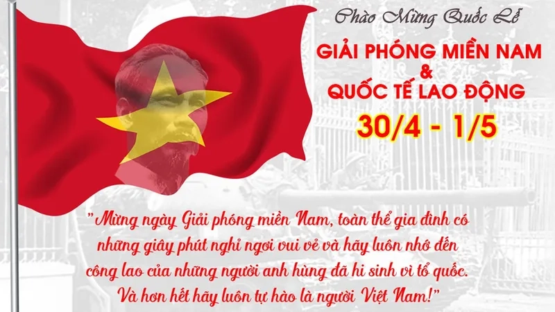 Trang hoàng không gian lễ hội thêm nổi bật với background 30/4 trang trí