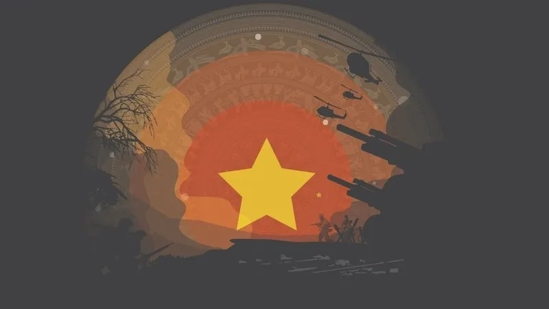 Hòa chung không khí lễ lớn với background 30/4 1/5 kết hợp độc đáo