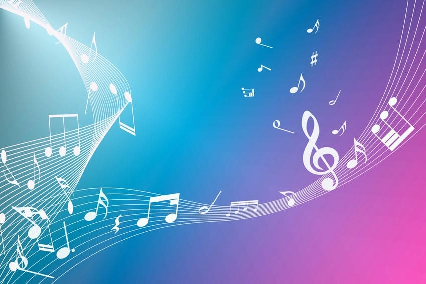 Background âm nhạc thiết kế hiện đại và tinh tế