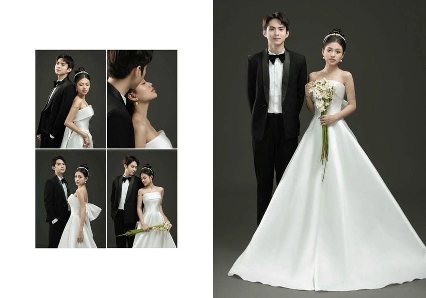 Background ảnh cưới ngoài trời lãng mạn rực rỡ sắc màu