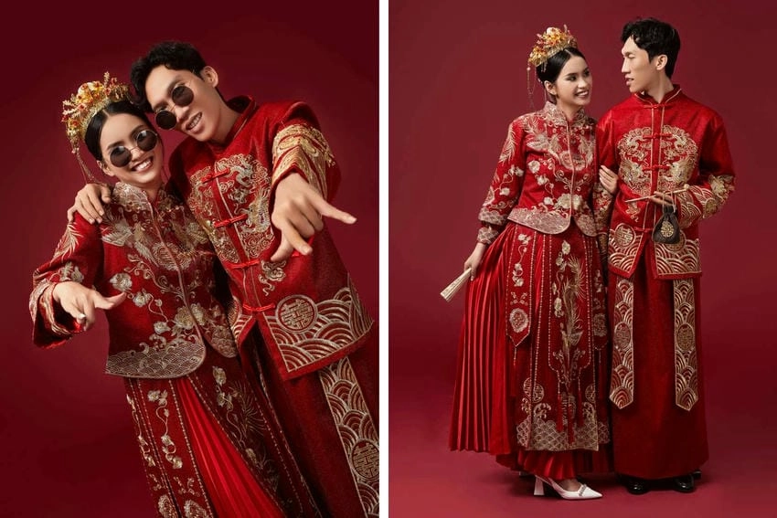 Background ảnh cưới tone hồng dịu dàng và ngọt ngào