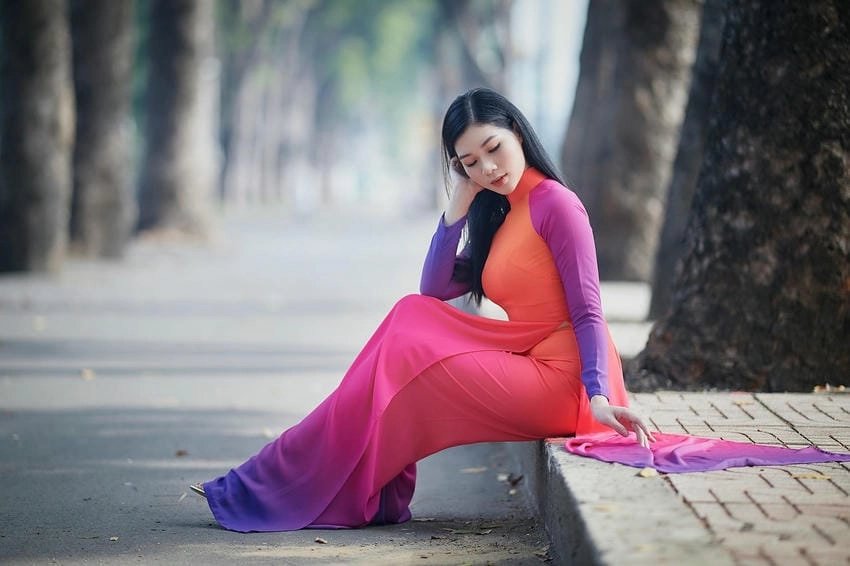 Background áo dài vector dễ dàng chỉnh sửa và sáng tạo