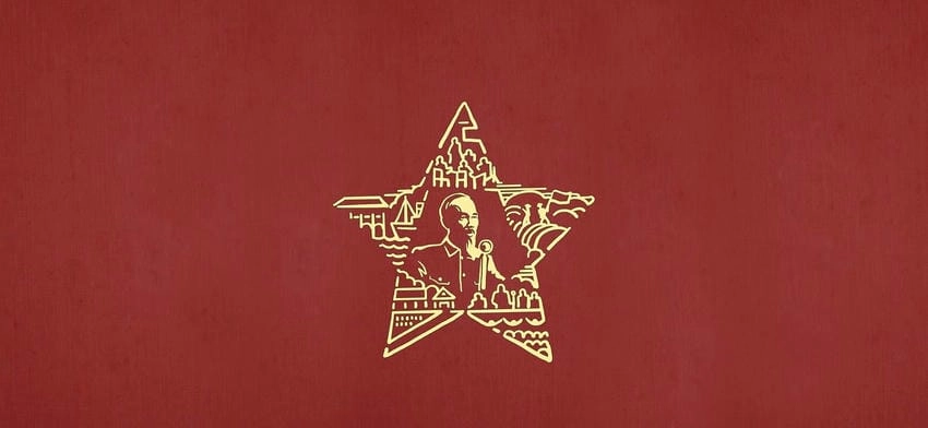 Background Bác Hồ chuyên nghiệp chuẩn bố cục sự kiện