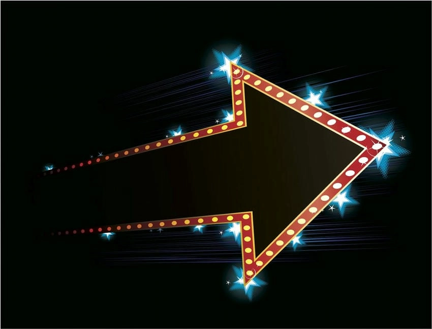 Background bảng hiệu 3d tăng chiều sâu thị giác