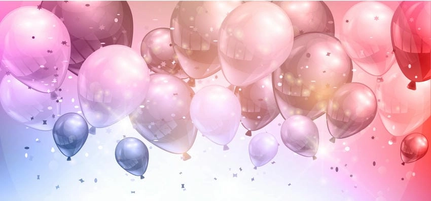 Background bóng bay mẫu đẹp mắt cho mọi concept