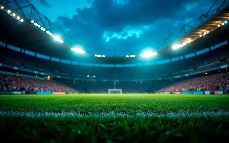 Phong cách hiện đại tinh tế cùng background bóng đá tối giản ấn tượng