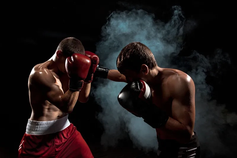 Thu hút mọi ánh nhìn với background boxing banner mang phong cách võ thuật