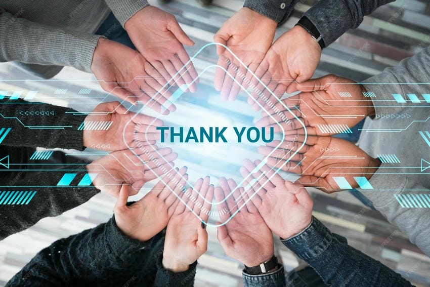 Background cảm ơn chất lượng cao rõ nét từng chi tiết