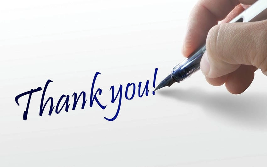 Background cảm ơn hiện đại phù hợp xu hướng mới