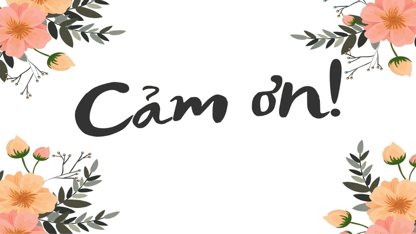 Background cảm ơn mang lại cảm giác trang nhã và ấm áp