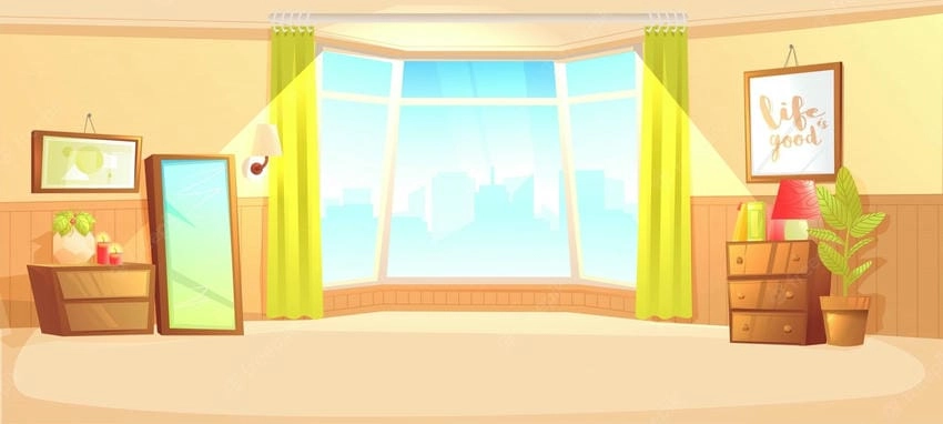 Background căn phòng ảo tạo không gian sống động