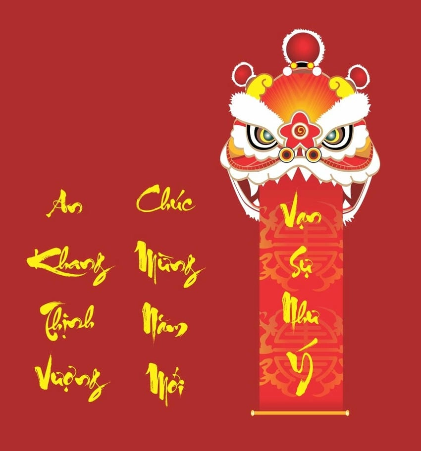 Background câu đối miễn phí dễ tải và sử dụng nhanh chóng