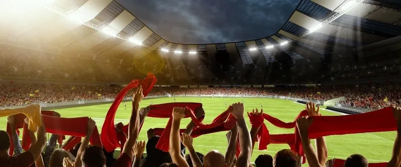 Sở hữu background cổ vũ thể thao kỹ thuật số hiện đại