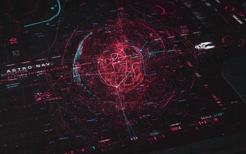 Background công nghệ 3d sống động và sinh động