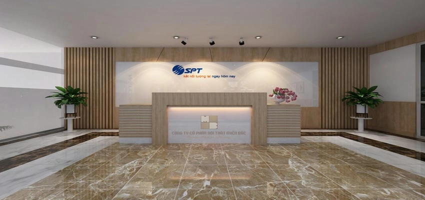 Background công ty cho thuyết trình hỗ trợ truyền tải rõ ràng