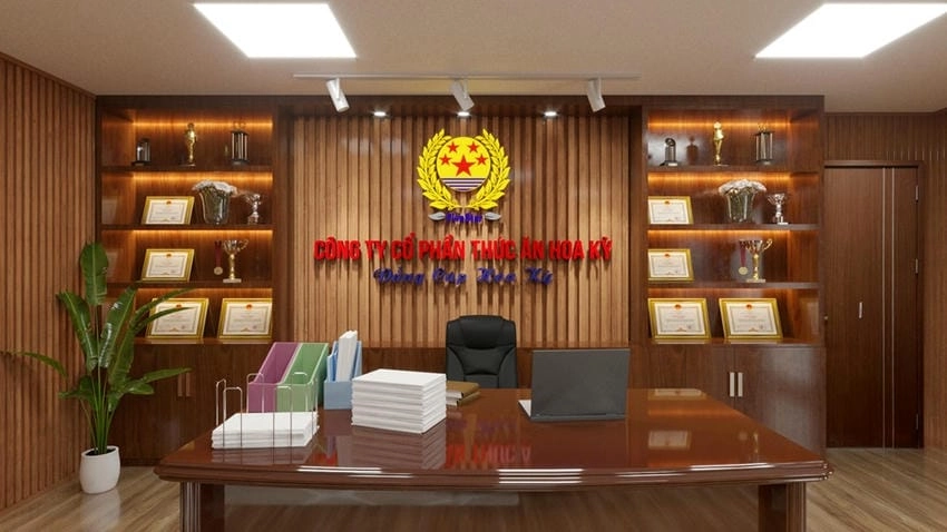 Background công ty đơn giản nhưng chuẩn phong cách hiện đại