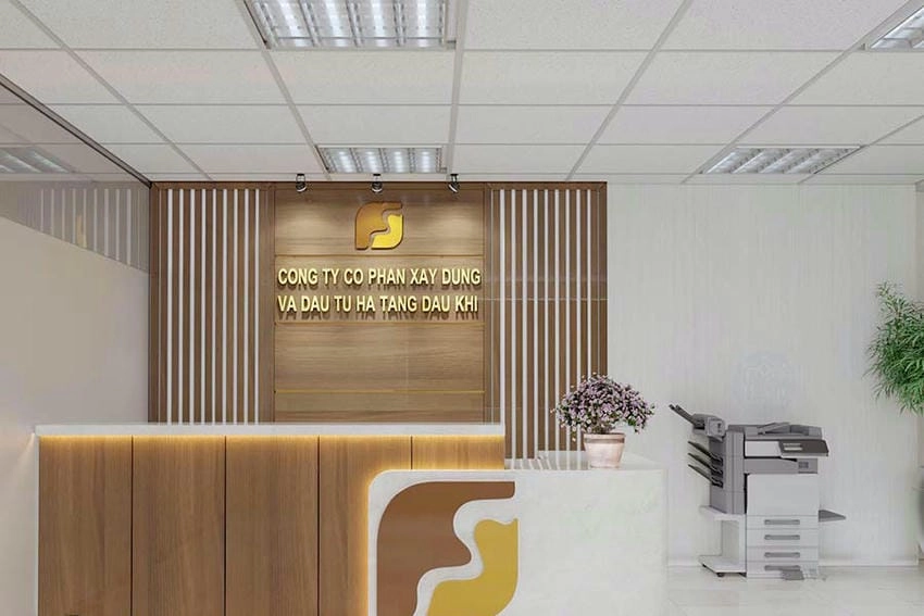 Background công ty thương hiệu nhấn mạnh bản sắc riêng