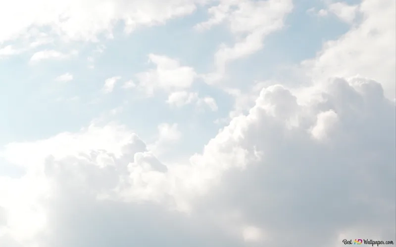 Background đám mây pastel nhẹ nhàng cho phong cách ngọt ngào và tinh tế