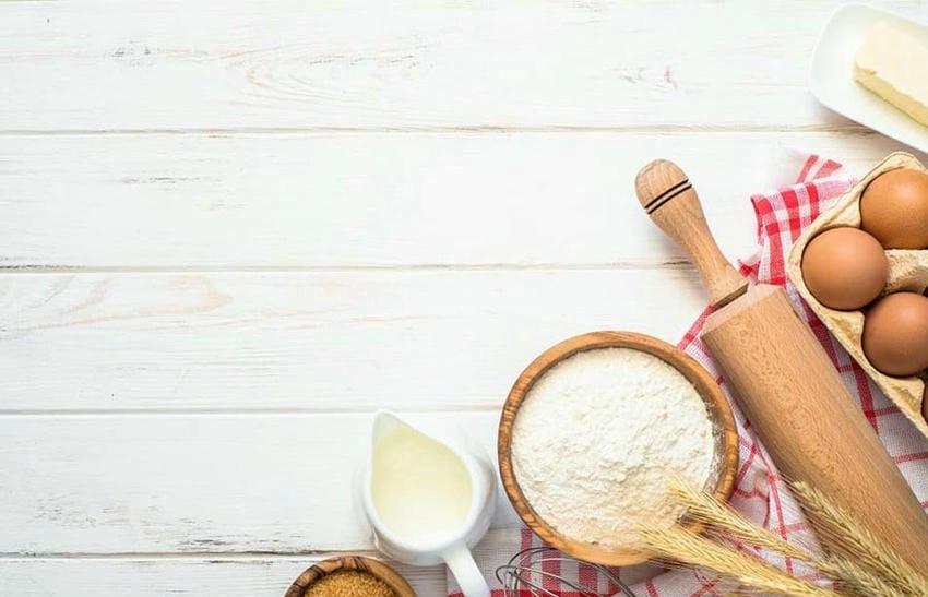 Background đồ ăn hiện đại hợp xu hướng ẩm thực