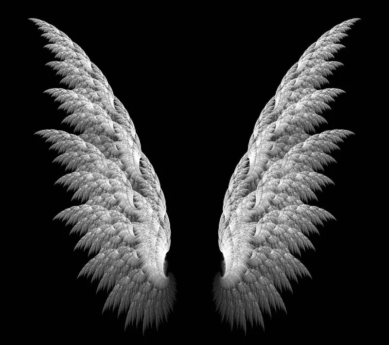 Lung linh huyền ảo cùng background đôi cánh thiên thần bóng nước mộng mơ
