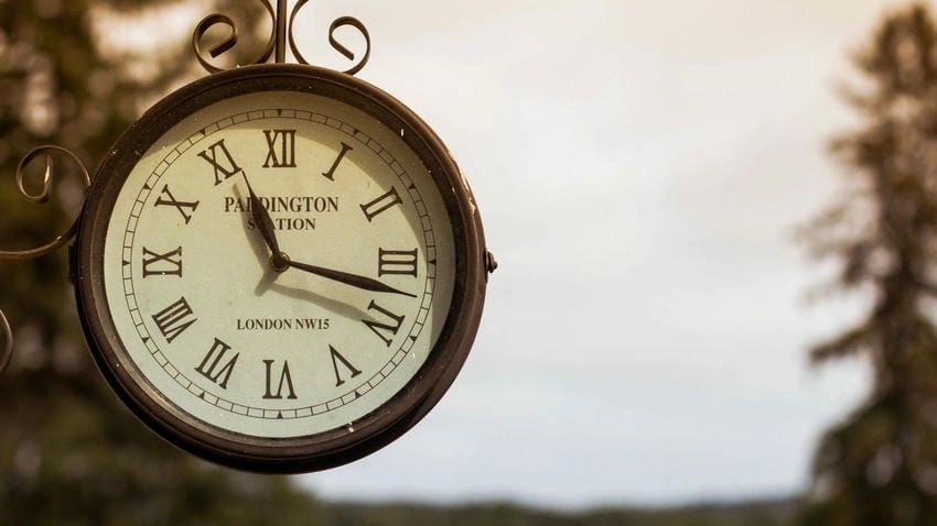 Background đồng hồ ấn tượng gây chú ý ngay lập tức