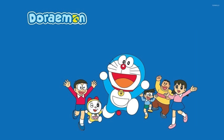 Background Doraemon dễ thương gây thiện cảm ngay
