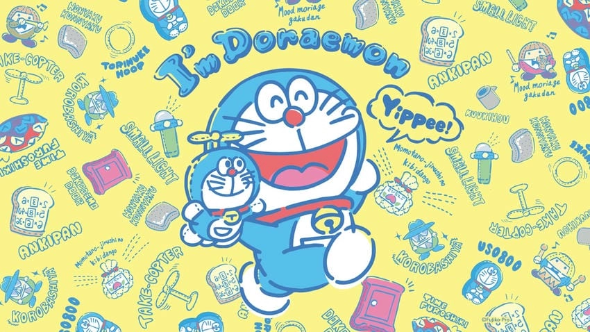 Background Doraemon mẫu đẹp dùng cho mọi dự án