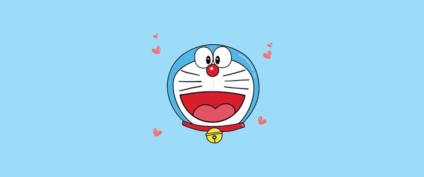 Background Doraemon chất lượng cao sắc nét tuyệt vời