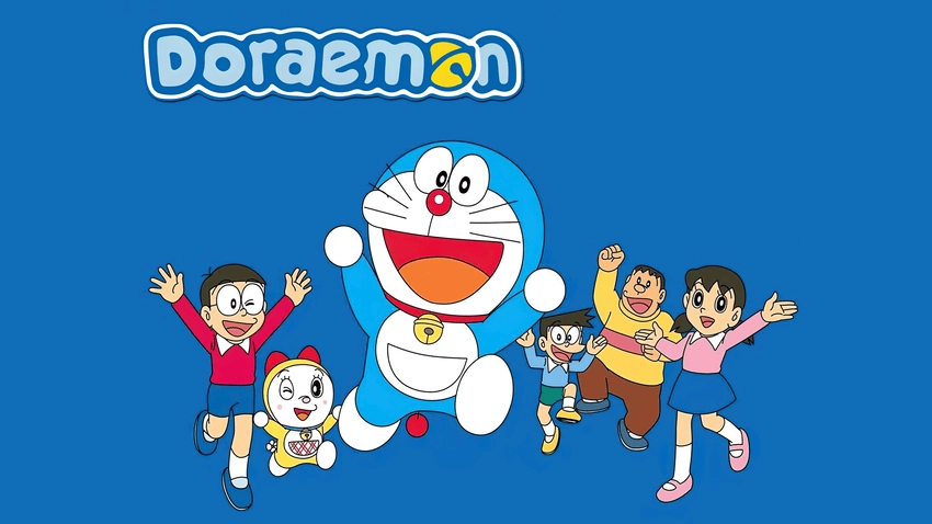 Background Doraemon 4k chi tiết sống động chân thực
