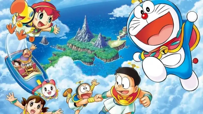 Background Doraemon tạo không gian vui nhộn đáng yêu