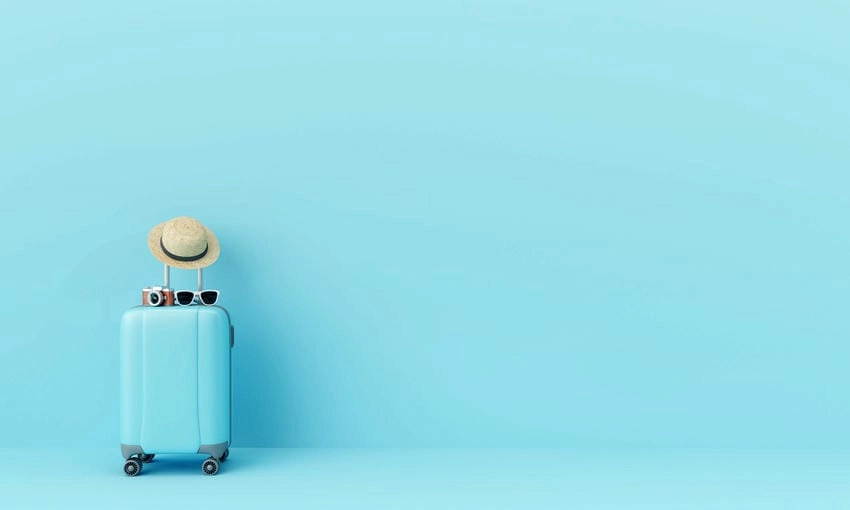 Background du lịch thế giới mở ra khung trời tự do