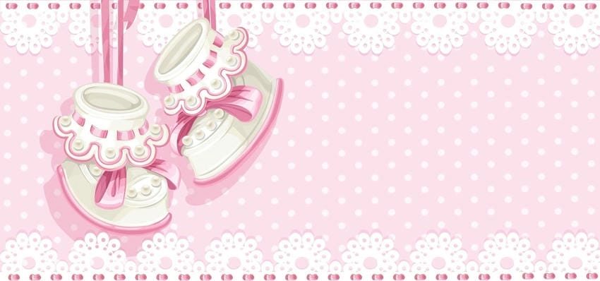 Background em bé hồng ngọt ngào và nhẹ nhàng