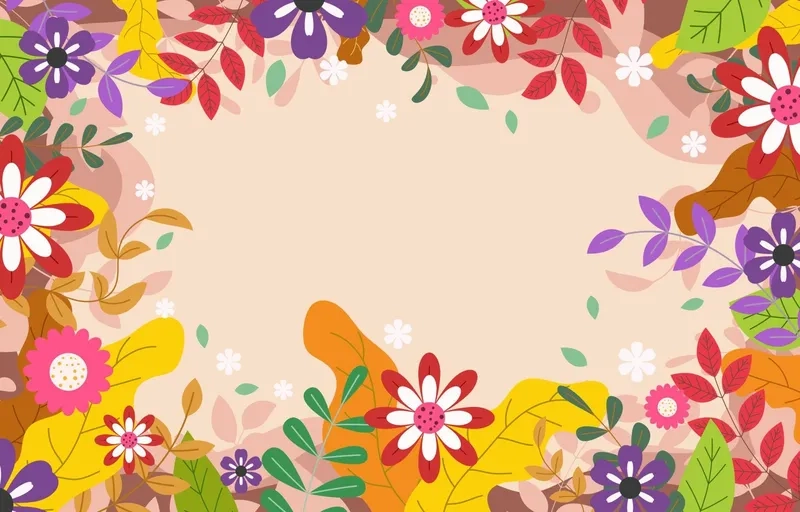 Tạo không khí ấm áp nơi làm việc với background hoa 20/10 công ty