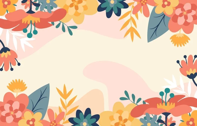 Ngọt ngào nữ tính với background hoa 20/10 gam màu hồng