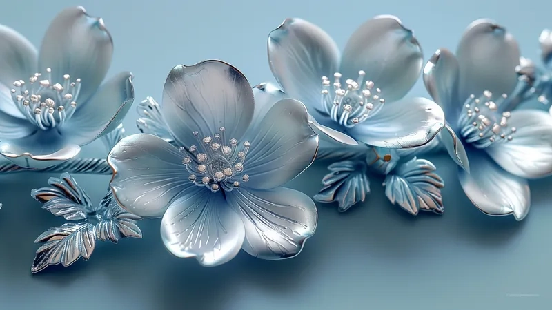 Chiêm ngưỡng background hoa 3D 4K siêu thực và rực rỡ