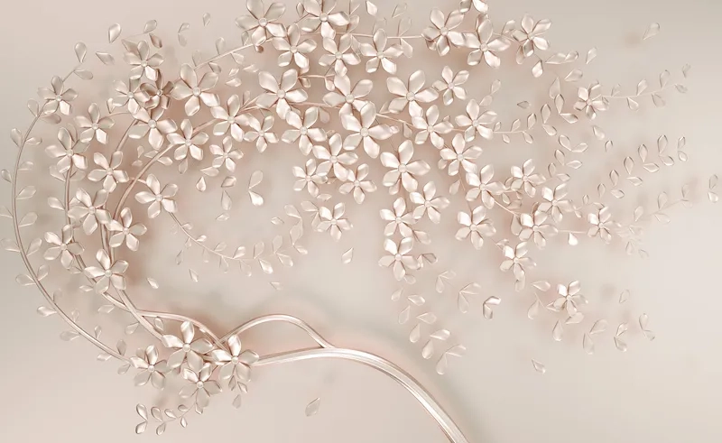 Trang trí màn hình với background hoa 3D điện thoại tinh tế