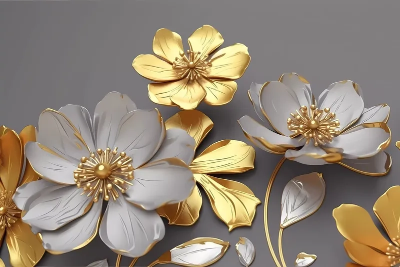 Background hoa 3D mạng xã hội giúp bài đăng thêm ấn tượng