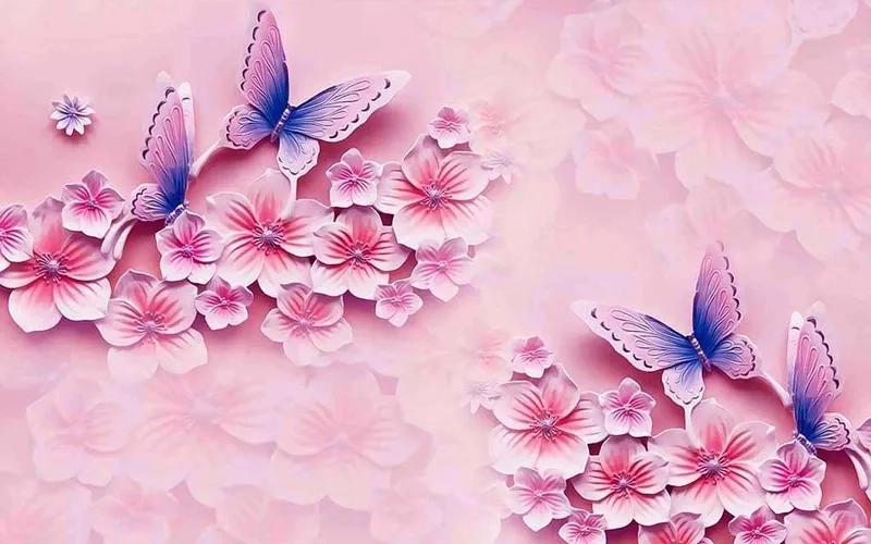 Khám phá background hoa 3D họa tiết nhỏ tinh tế và thanh lịch