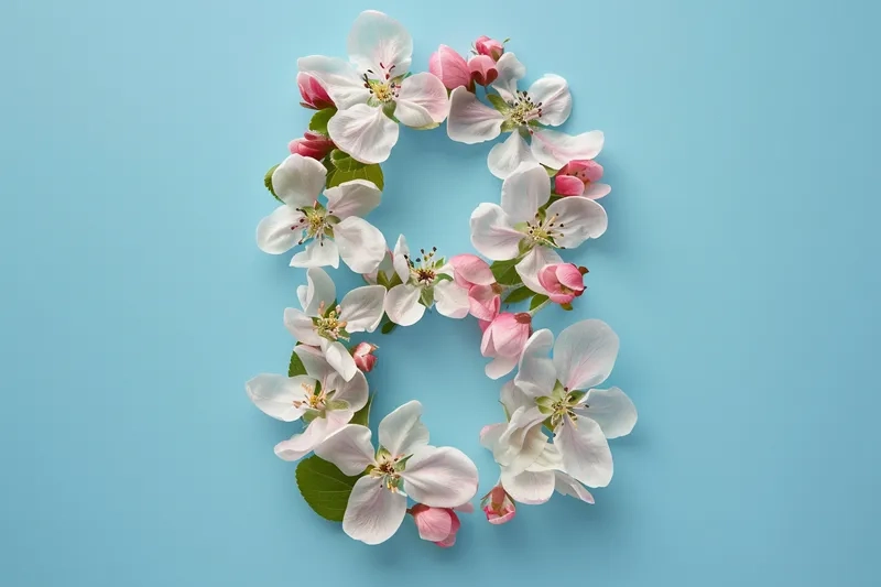 Background hoa 8/3 tông pastel nhẹ nhàng cho phong cách hiện đại