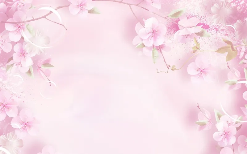 Background hoa baby hồng mang đến cảm giác ngọt ngào dịu êm