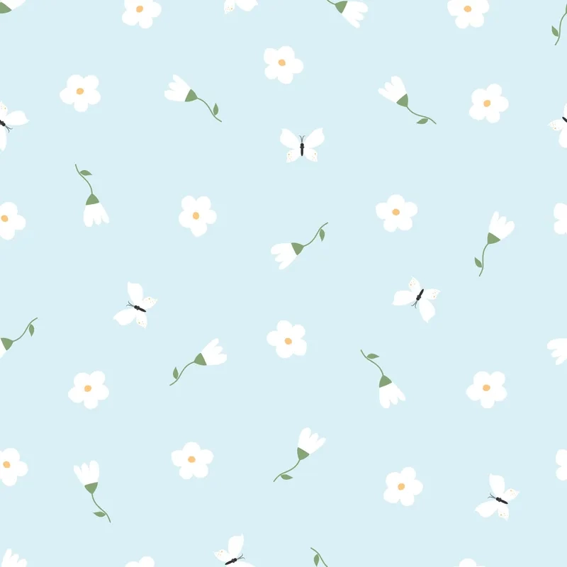 Background hoa baby tối giản tạo không gian tinh tế và thanh khiết