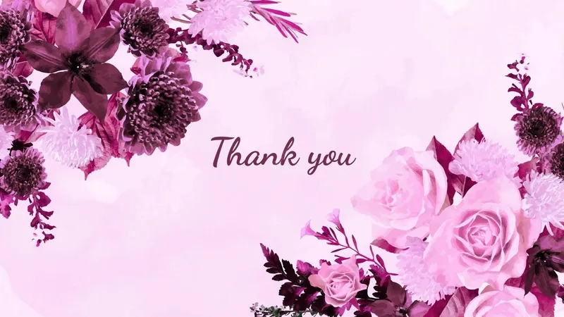 Chuyên nghiệp hơn với background hoa cảm ơn doanh nghiệp