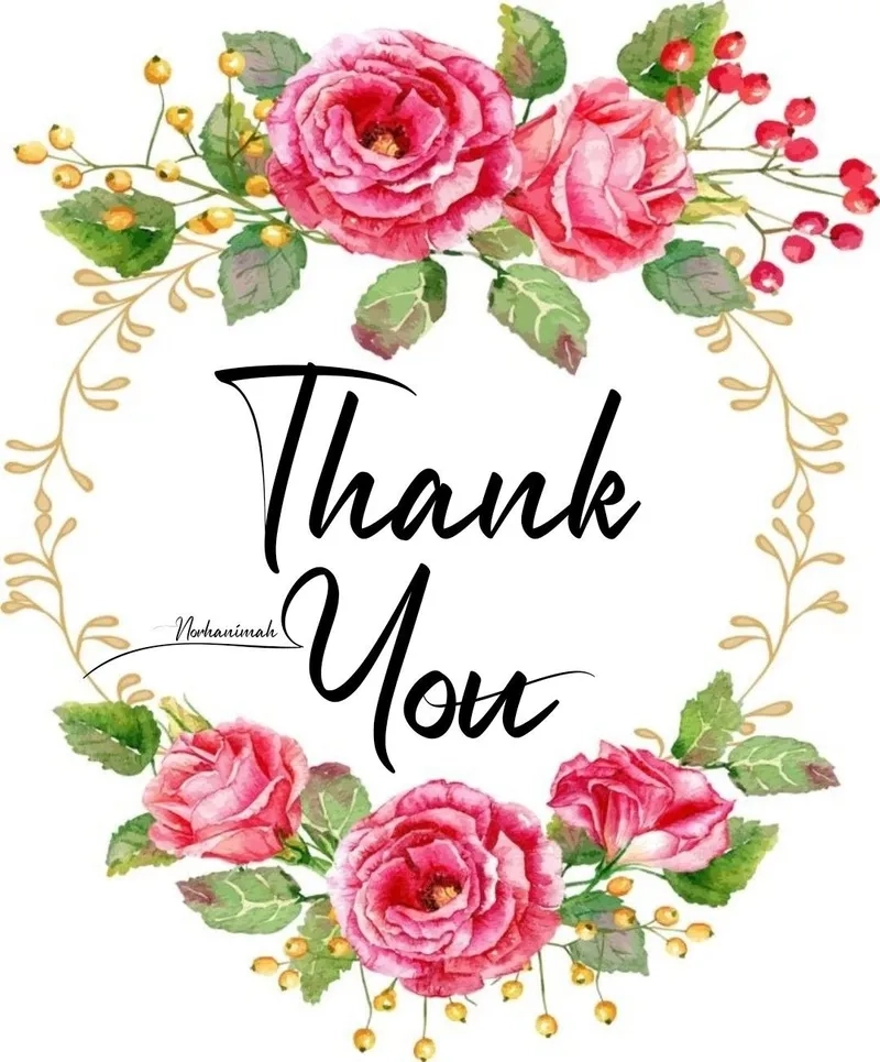 Tối giản nhưng tinh tế với background hoa cảm ơn đơn giản