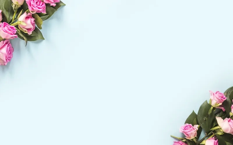 Thêm lãng mạn với background hoa chúc mừng người yêu