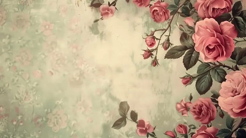 Nền tinh tế và sang trọng cho thiết kế background hoa cổ điển A4