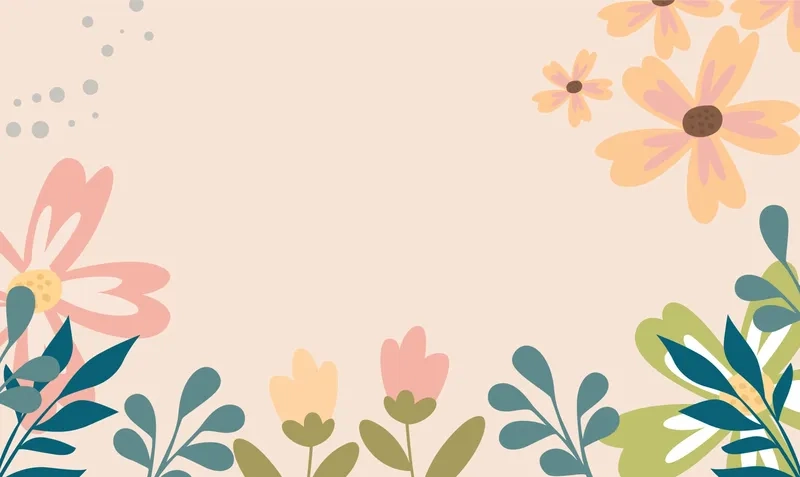 Tạo slide ấn tượng với background hoa cute power point