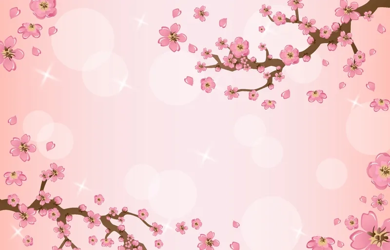 Trang trí màn hình thêm rực rỡ bằng background hoa đào điện thoại