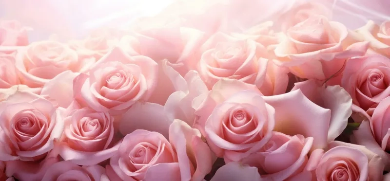 Background hoa hồng cưới hỏi lãng mạn tô điểm cho ngày trọng đại